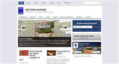 Desktop Screenshot of editoraeuropa.com.br